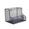 Mind Reader Large Black Metal File Organizer Basket